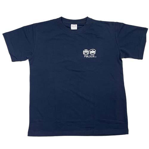 某県警察のTシャツ　サイズM 撮影用アイテム 関東管区警察局 機動隊 家紋 Tシャツ ☆警察