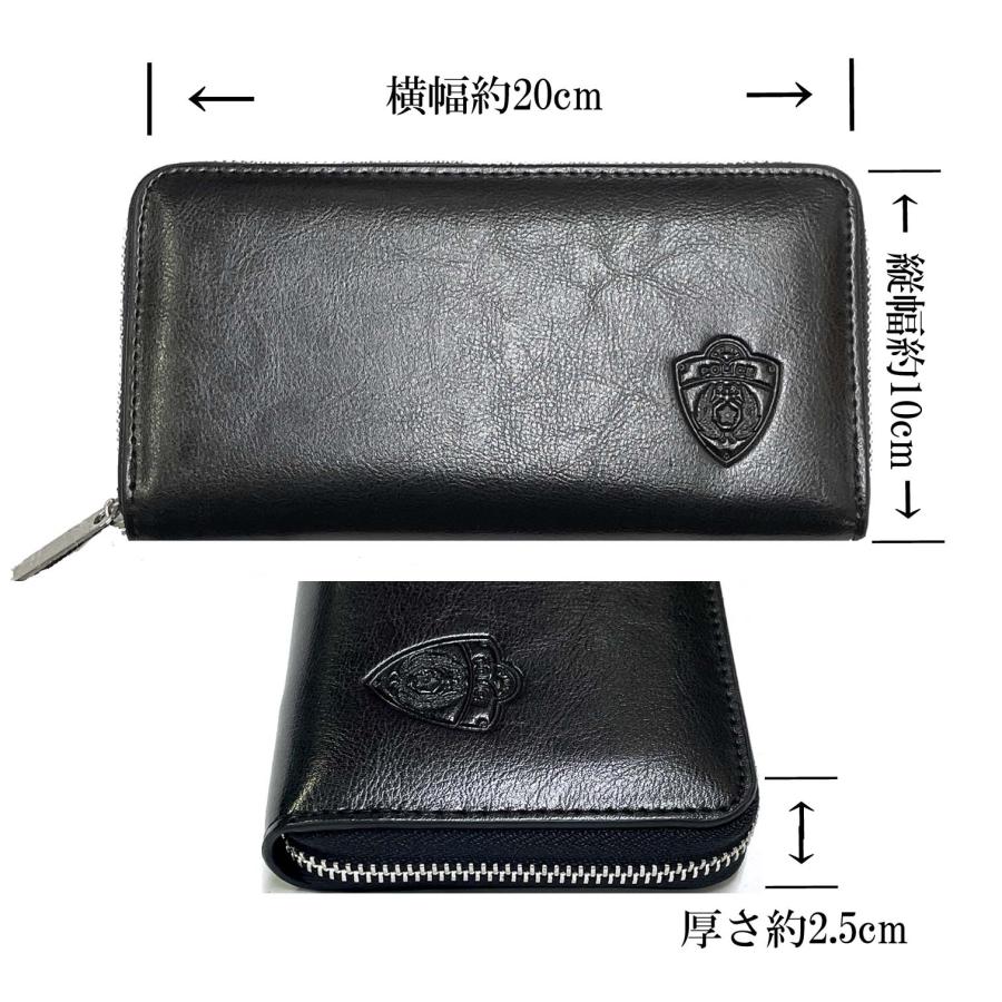 警察 POLICE グッズ徽章 エンブレム 牛革 財布 カード入れ : グッズ