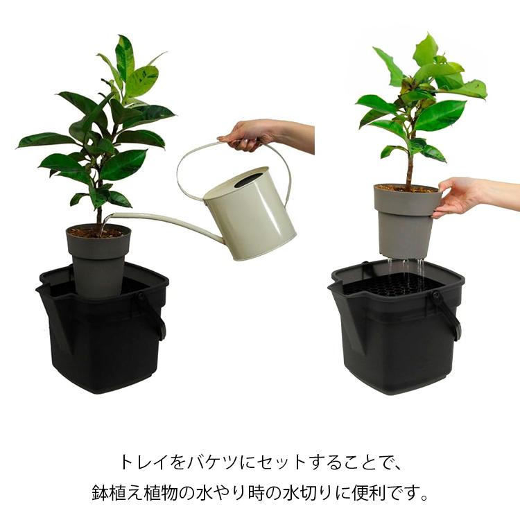 大和プラスチック バケツ & トレイ セット BUCKET エンジョイ 10型