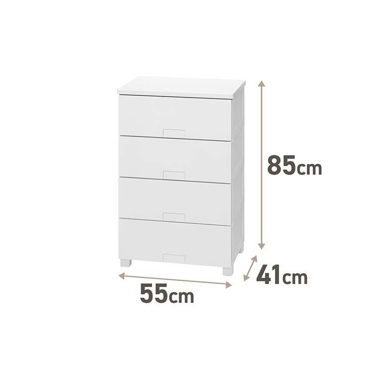 Fits 天馬 チェスト フィッツチェスト 4段 幅55cm 約55×41×85cm 5504