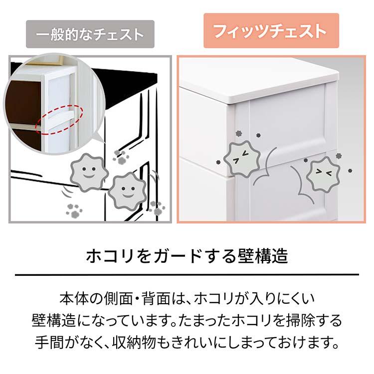 Fits 天馬 チェスト フィッツチェスト フルフラット 7段 幅75cm 約75