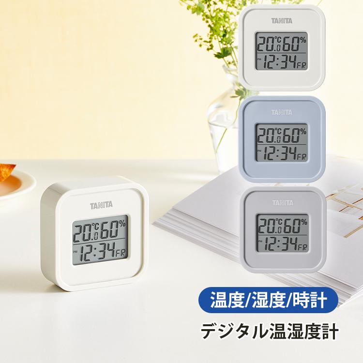 TANITA（タニタ） デジタル温湿度計 TT588 約D3×W7.5×H7.5cm 全3色
