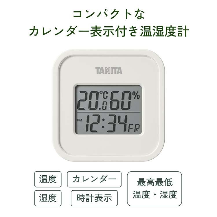 TANITA（タニタ） デジタル温湿度計 TT588 約D3×W7.5×H7.5cm 全3色