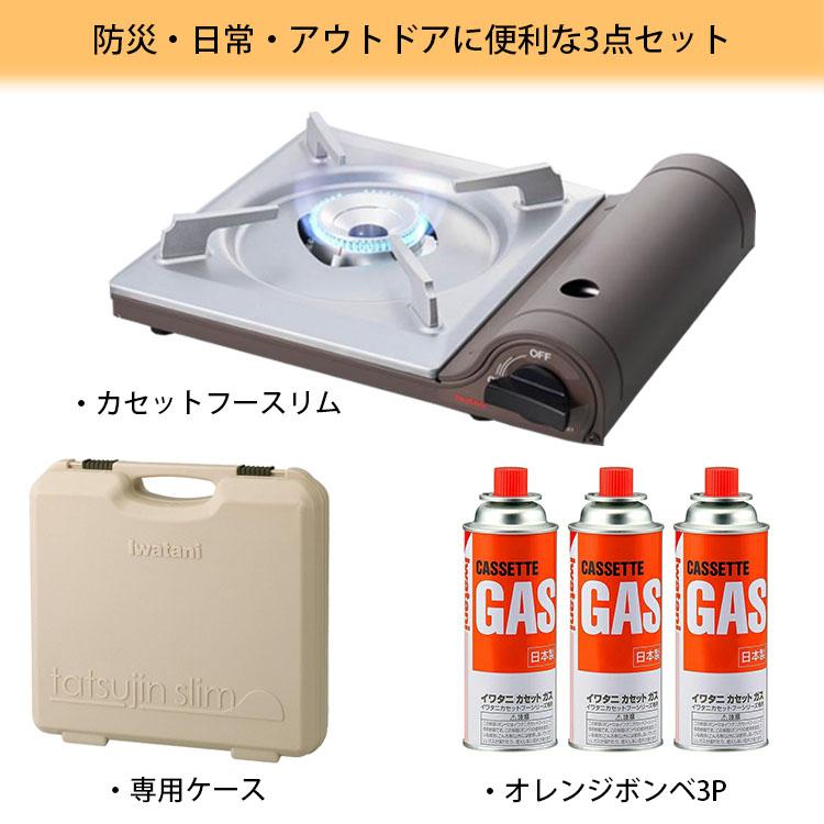 カセットフー 岩谷産業 3点セット スリム 本体＋専用ケース＋カセット 