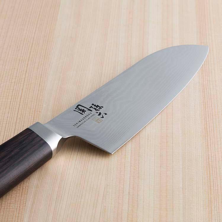 関の刃物 三徳包丁 165mm 貝印 関孫六 ダマスカス ステンレス複合材 両刃 関孫六 貝印 KAI 三徳包丁 ダマスカス 165mm 000AE5200 : Goodsania