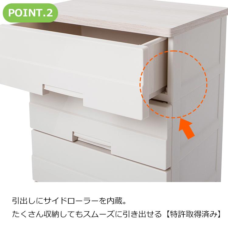 Fits 天馬 チェストイージー 4段 幅65cm (約)幅65×奥行41×高さ85cm