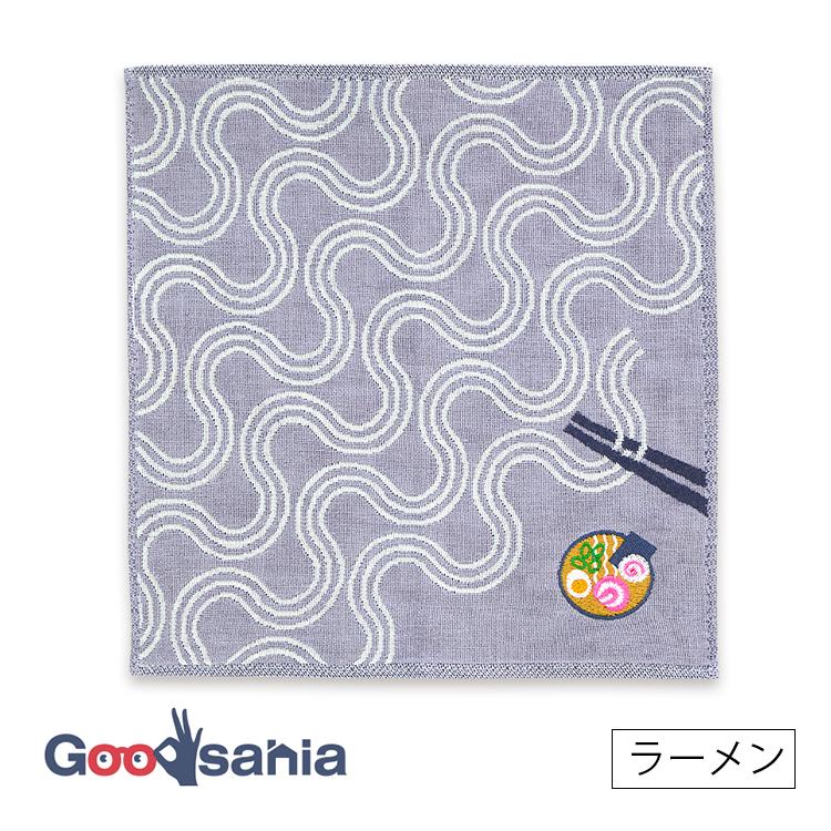 宮本 JIKAN STYLE ハンカチ メンズハンカチ FAV! ラーメン 約22×22cm