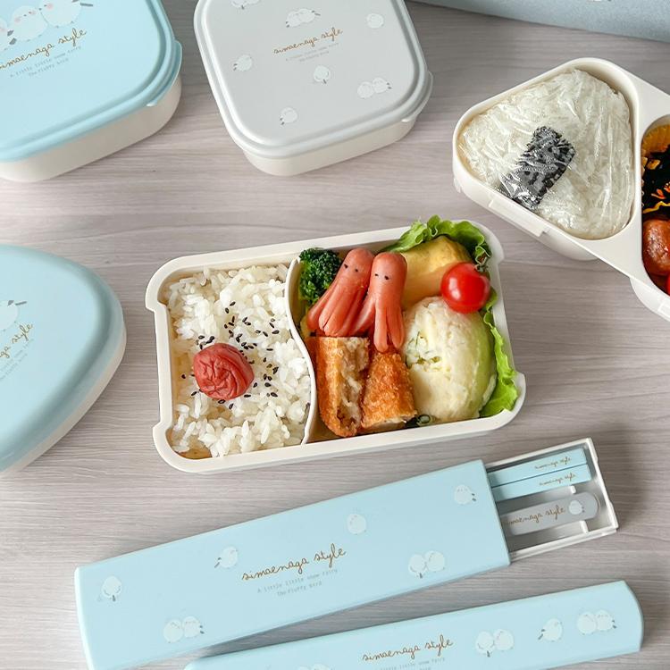 オーエスケー 弁当箱 シマエナガ ランチボックス パッキン一体型 550ml