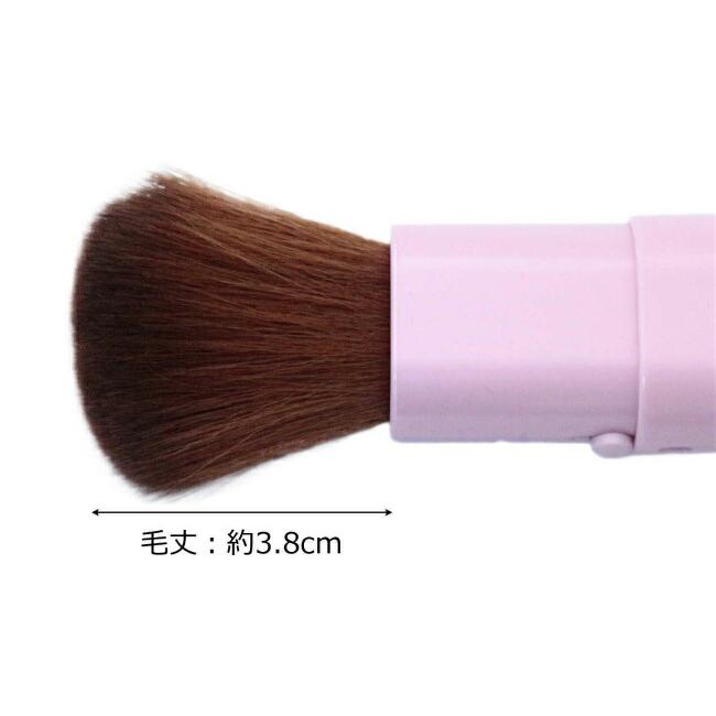 志々田清心堂 スライド フェイスブラシ ピンク (MK-375P) 日本製