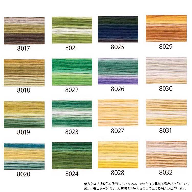 専用です付下げ 暈し染め 刺繍正絹美品2点セット ルシアン（LECIEN） 刺しゅう糸 COSMO コスモ Seasons 8000 25番 1/2