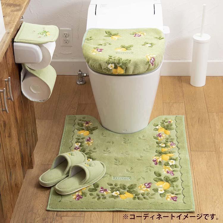オカ トイレマット プロヴァンス シエル 約58×60cm 日本製 : Goodsania