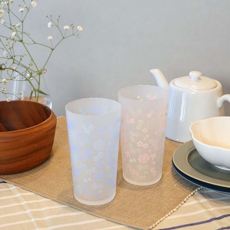 東洋佐々木ガラス hanahana タンブラー 360ml 食洗器対応 日本製 B