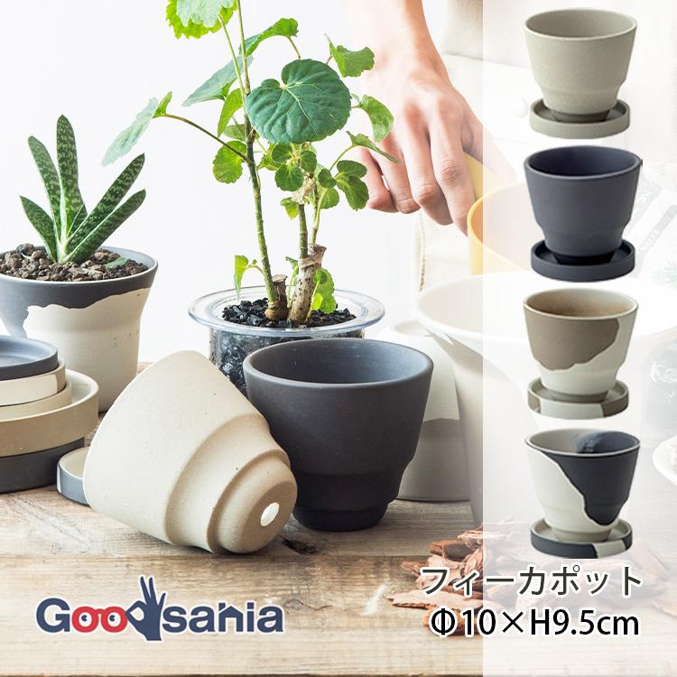 POSH LIVING（ポッシュリビング） 植木鉢 フィーカポット 約φ10×H9.5cm