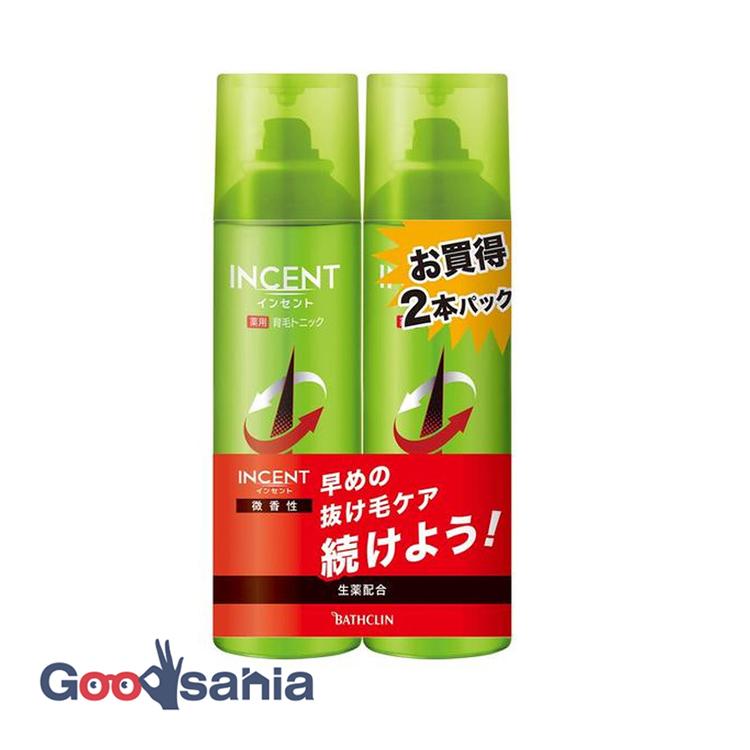 インセント 薬用育毛トニック 微香性 ペアパック 190g×2本 : Goodsania