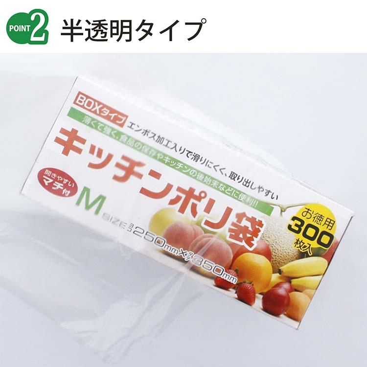 ハウスホールドジャパン ポリ袋 規格袋 No18 食品検査 適合 半透明 約