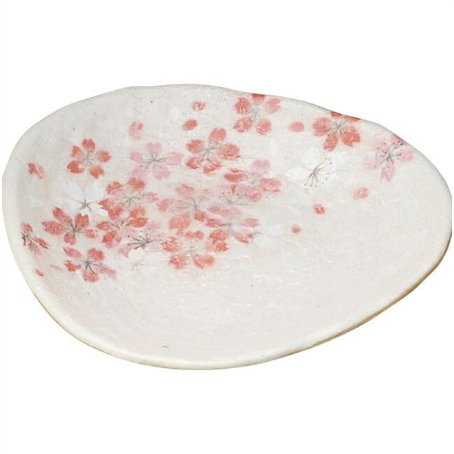 宗峰窯 皿 平安桜 三角 14×15×2.3cm (317-19-403) : Goodsaniaマック