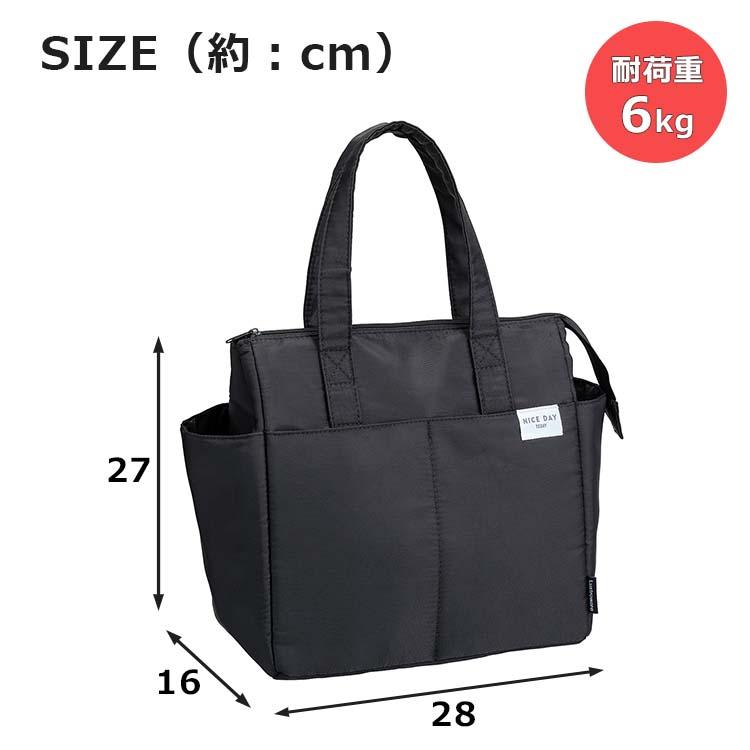 岩崎工業 ランチバック ランチファブリックレディース 4ポケット保冷