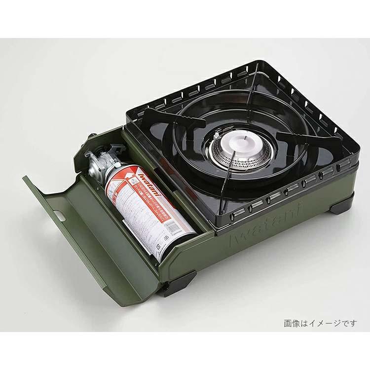 岩谷産業 カセットフー タフまる オリーブ 日本製 約34.1×28.3×12.9cm 