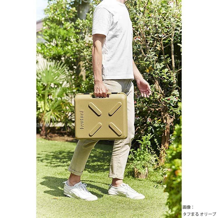 カセットフー 岩谷産業 タフまる オリーブ 日本製 約34.1×28.3×12.9cm