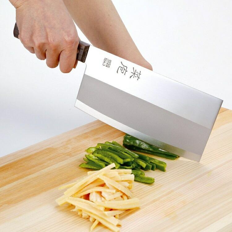 貝印 KAI 包丁 関孫六 中華包丁 175mm 両刃 日本製 AB5523 特殊包丁