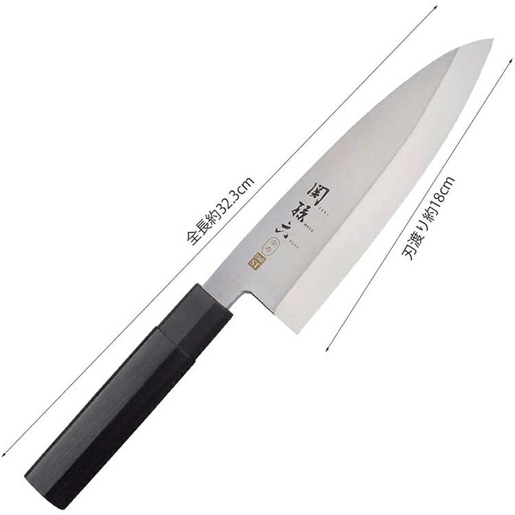 【新品未使用】貝印 関孫六 包丁2本セット 出刃金寿180mm 三徳165mm 貝印 KAI 出刃包丁 関孫六 金寿ST 日本製 シルバー 180mm AK1103