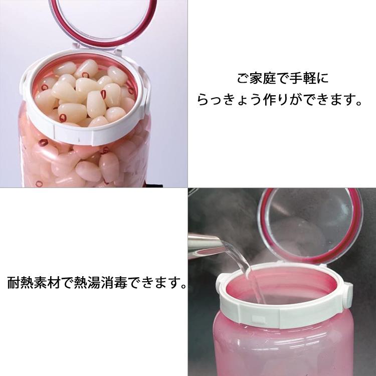 タケヤ化学工業 らっきょ瓶 果実酒びん 丸型 2.4L 耐熱仕様 約15.5