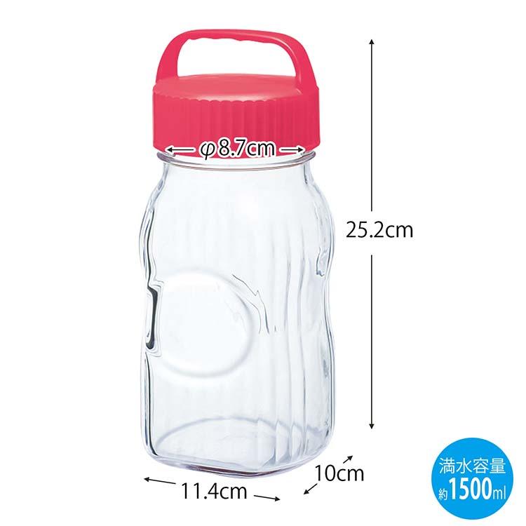 東洋佐々木ガラス 保存容器 漬け上手 小梅ちゃん 1．5L 1500ml 日本製