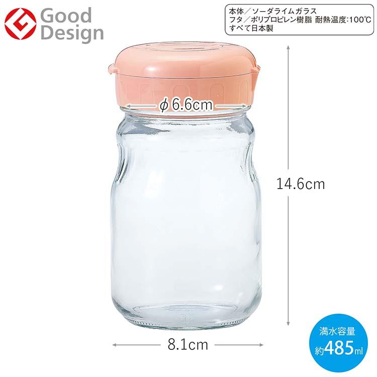 東洋佐々木ガラス 保存容器 漬け上手 ガリジャーポット 大 485ml 日本