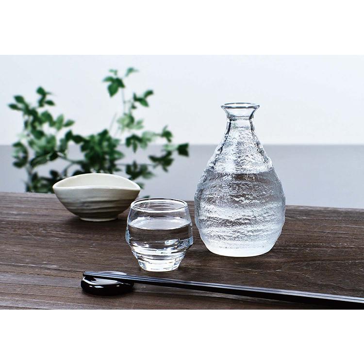 東洋佐々木ガラス 酒器 杯・徳利 徳利 日本製 クリア 約370ml 6個入 WA