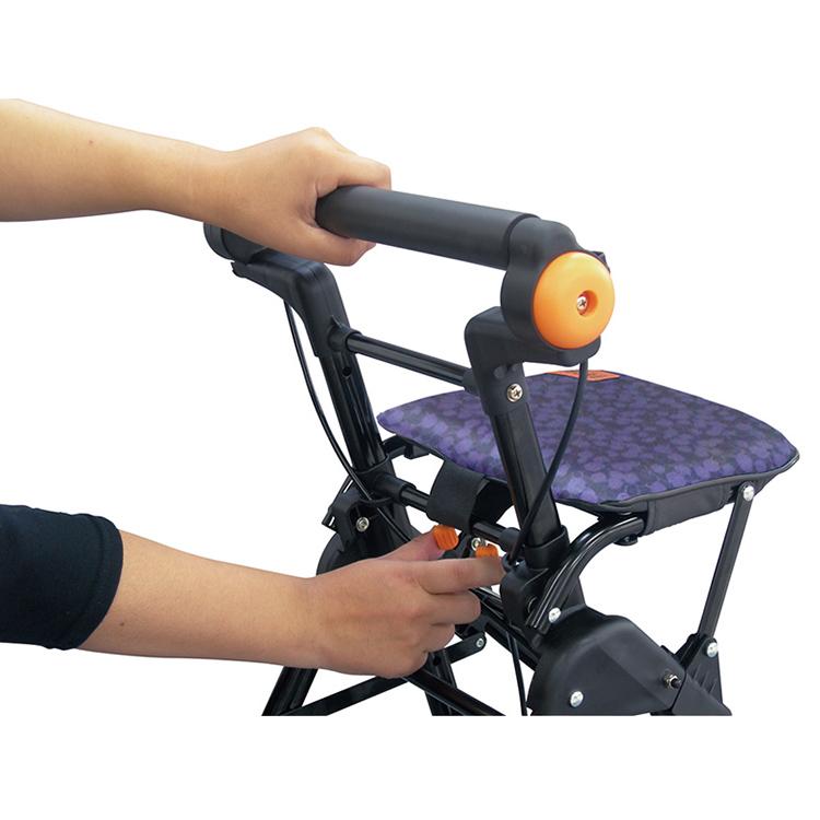 幸和製作所 シルバーカー テイコブナノン プラムパープル CPS03 手押し