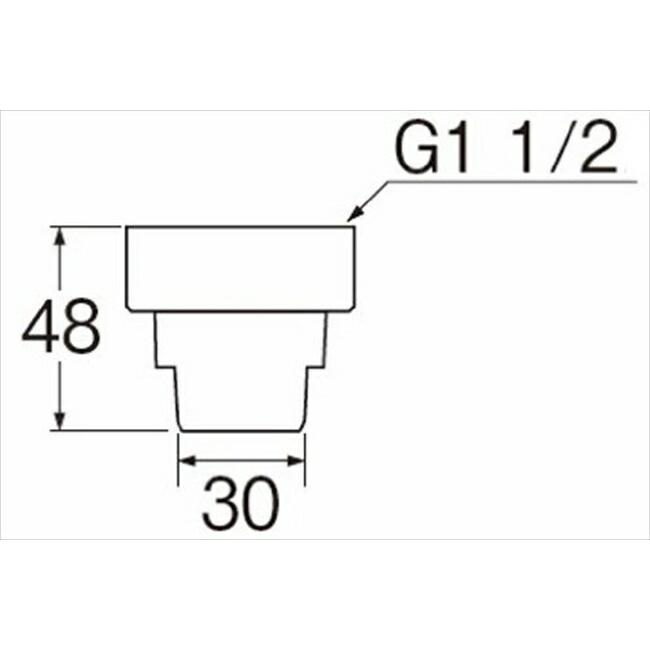 SANEI 排水用品 キッチン用 排水ホースユニオンナット 呼び40ネジ用(PH62-88S-40) : 4973987560101 ...