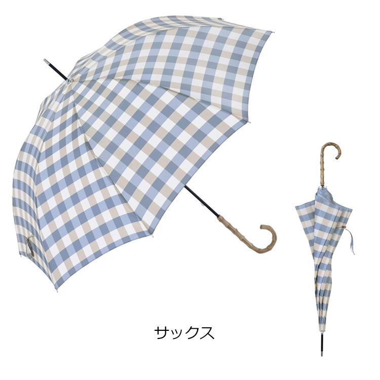 because（ビコーズ） ギンガムチェック 晴雨兼用傘 58cm : Goodsania