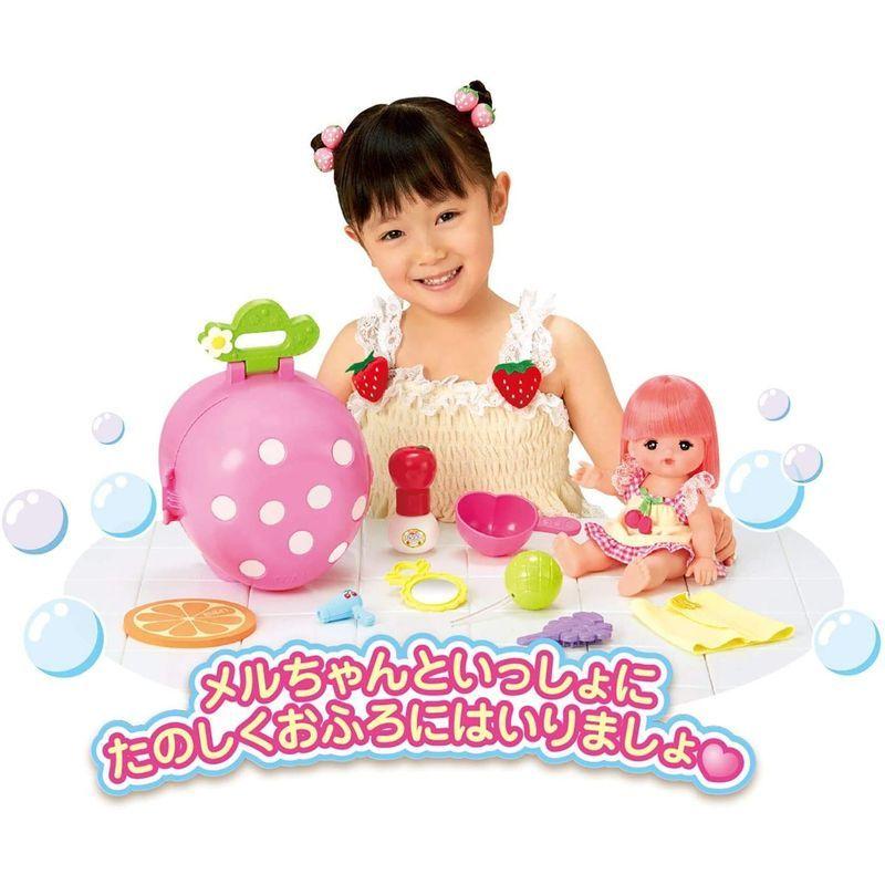 パイロットインキ(PILOT INK) お人形セット フルーツい~っぱい いちごのおふろセット 3歳以上 PILOT INK お人形セット フルーツい っぱい いちごのおふろセット
