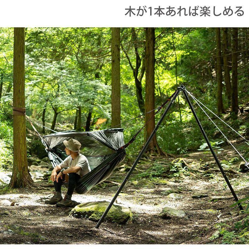DOD(ディーオーディー) ハンモックスタンド アルミポール ハンモックスタンド DOD : DOD(ディーオーディー) ハンモック アルミ