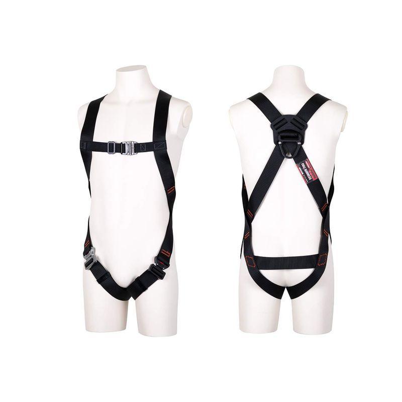 2021正規激安】藤井電工 新規格 フルハーネス 墜落制止用器具 黒 M