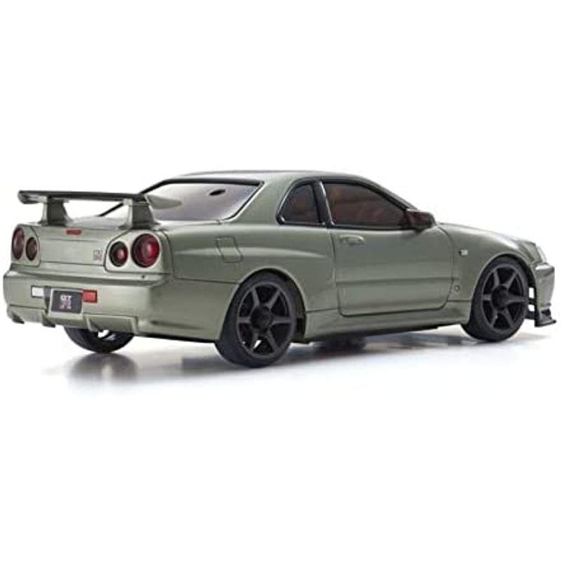 ［即日発送］ 京商 ミニッツ AWD日産 スカイラインGT-R R34 V.specIIニュル ミレニアムジェイド 電動ラジオコントロール 32624MJ 【2734900432】(13727円)