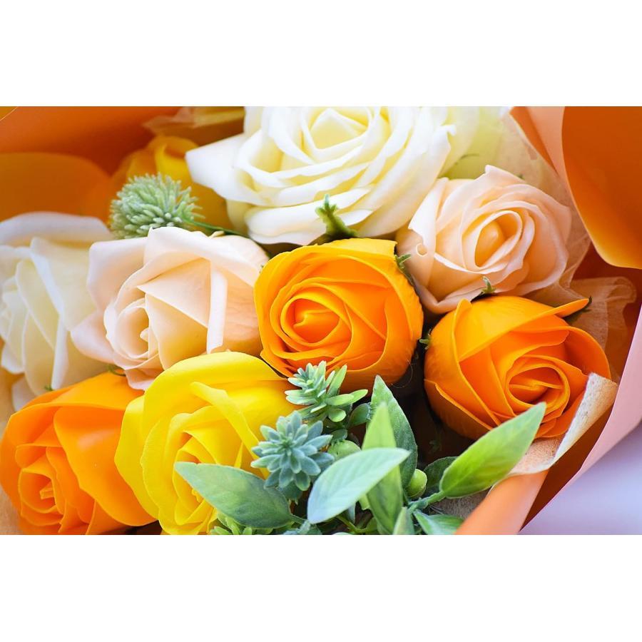 スタンドキュートシャボン 9輪 ブーケ ソープフラワー 花束 石鹸のお花