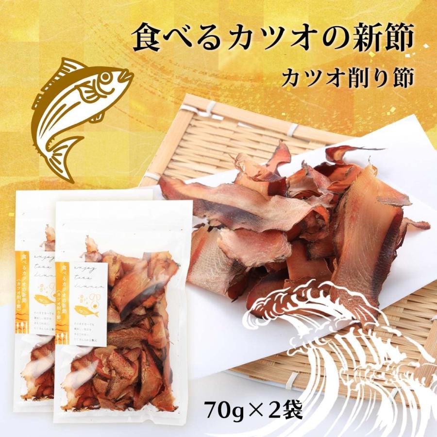 かつお削りぶし 食べるカツオの新節 70g×4袋 竹内商店 : グッド