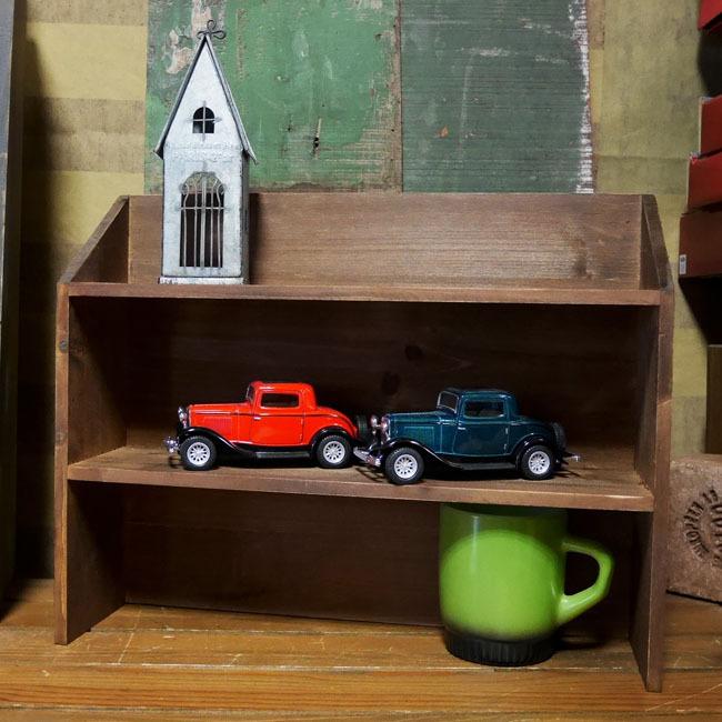 ウッドラック インテリア ウッド小物収納棚 ドゥー ラック Ac 102 アメリカン雑貨のグッズファーム 通販 Yahoo ショッピング