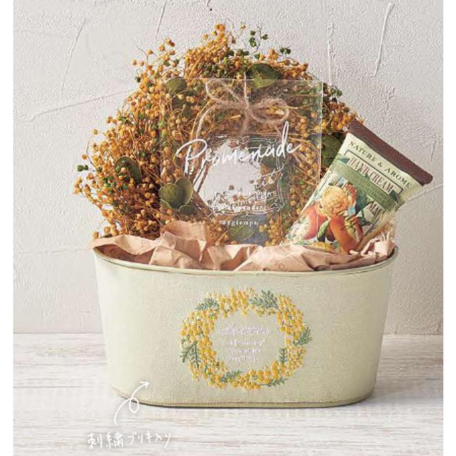 刺繍ブリキ オーバルポット プランター ガーデニング : アメリカン雑貨