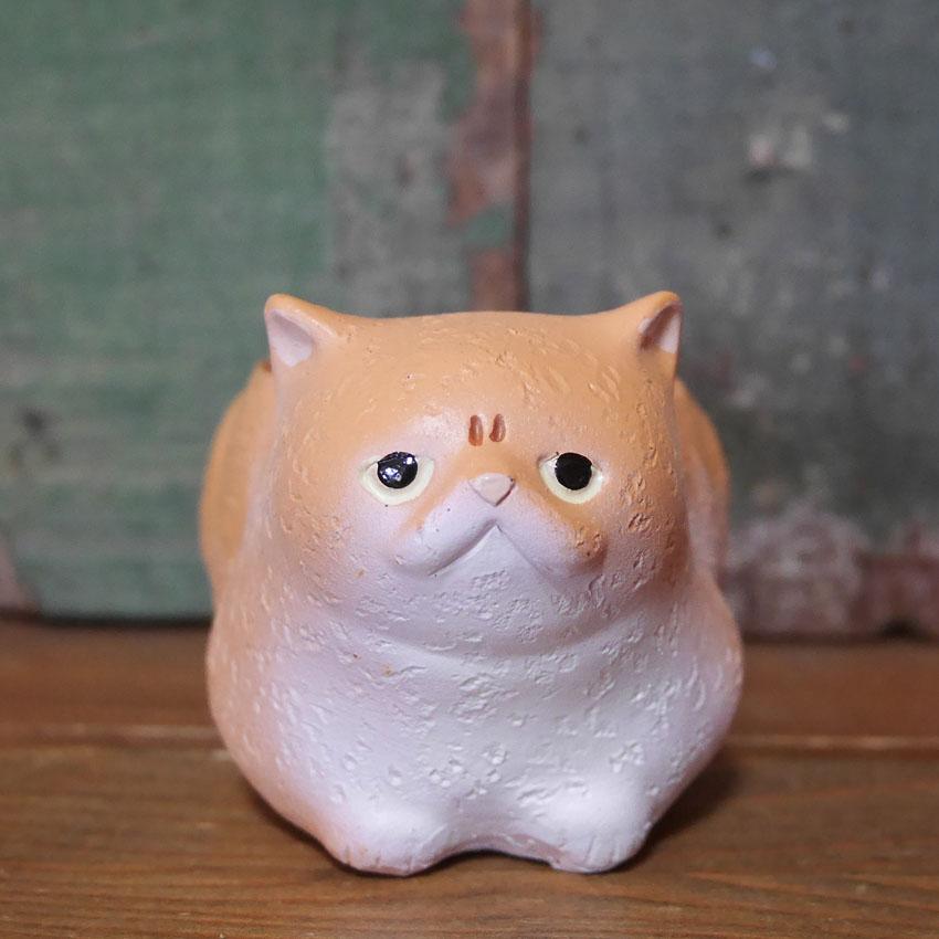 くつろぎ猫 リトルレジンポット インテリア ガーデニング プランター