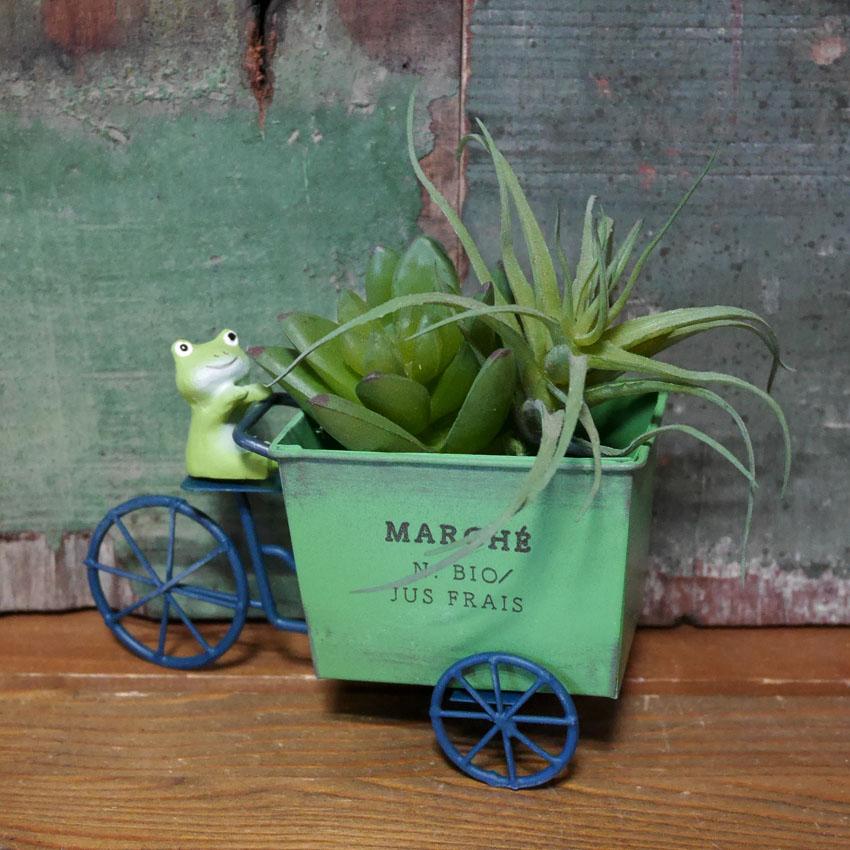 【レトロ】子供用のカート ブリキ製 ブリキ製 レトロ オールド レッドカートワゴン - bac style