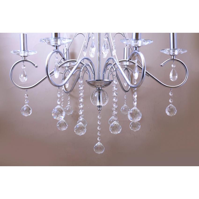 クリスタルガラス シャンデリア TESSI テッシー 6灯 吊照明