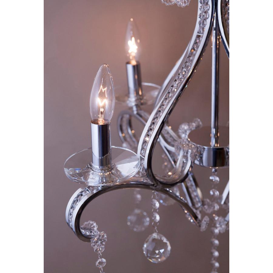 クリスタルガラス シャンデリア KISHI キシ 4灯 吊照明 : アメリカン