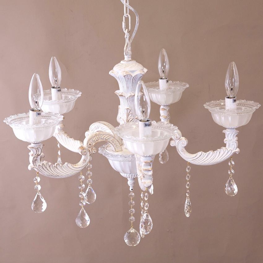 クリスタルガラス シャンデリア Quartier latin カルチェラタン 5灯 吊