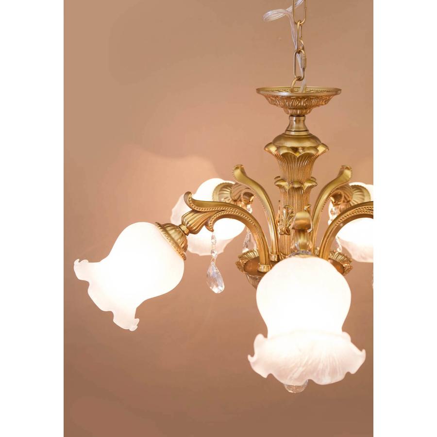 クラシカルシャンデリア グレースII 5灯 吊照明 : アメリカン雑貨の
