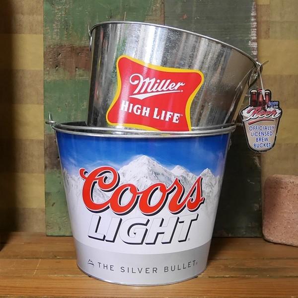 Coors LIGHT ティンバケツ ワインクーラー クアーズ : アメリカン雑貨