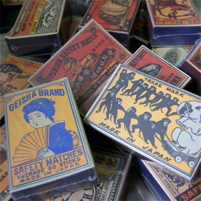 ノスタルジア マッチ 27個セット レトロマッチ 燐寸 : アメリカン雑貨