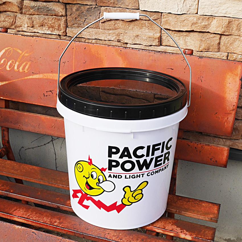 5 GALLONS BUCKET バケツ アドバタイジング American Life