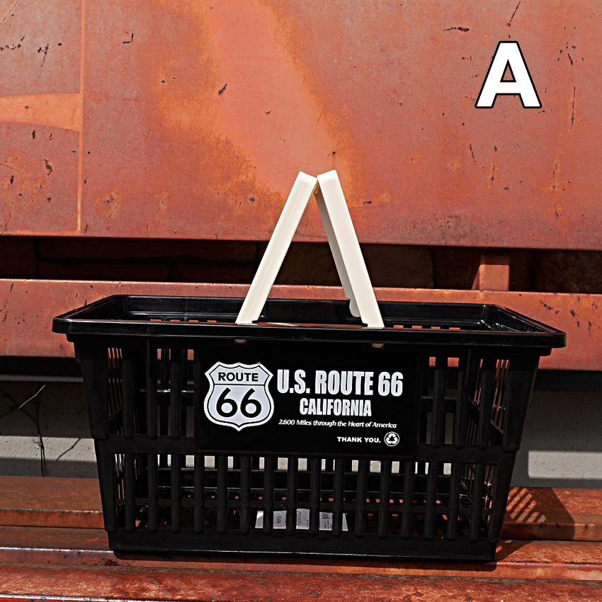 USA バスケット L 買い物かご マーケットバスケット 収納 アメリカン